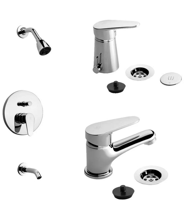 COMBO FV GRIFERIA BAÑO MONOC COMPACTA DUCHA LAVAT Y BIDE