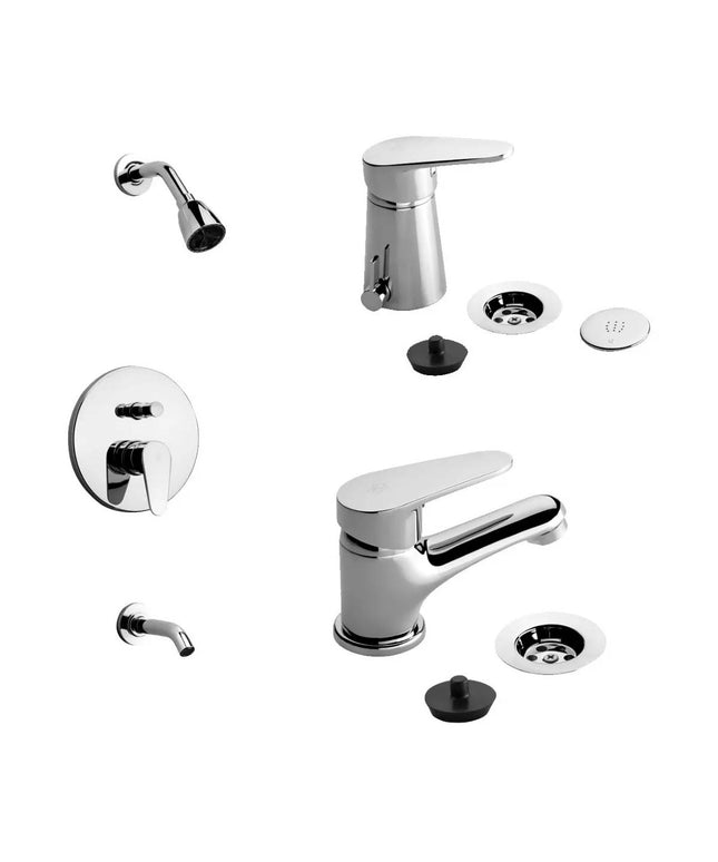 COMBO FV GRIFERIA BAÑO MONOC COMPACTA DUCHA LAVAT Y BIDE