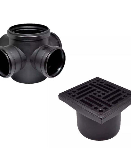 COMBO DEMA DURATOP PILETA PATIO 160-110+ KIT REJA P20X20 XR