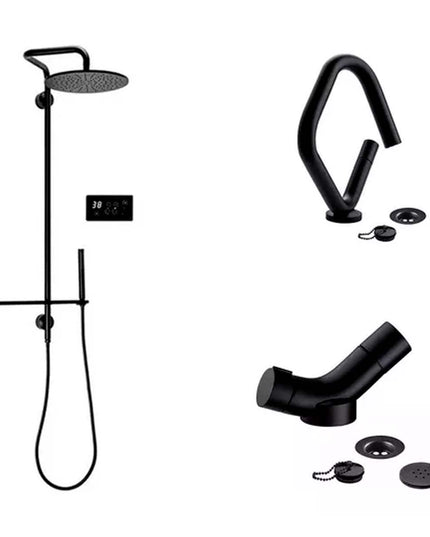 COMBO FV DUCHA TERMOST.+JUEGO BIDÉ+JUEGO LAV. N4  FB CLIP