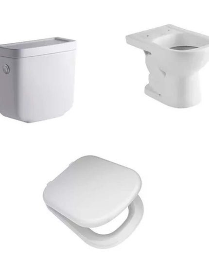 COMBO INODORO BARI FERRUM CORTO +DEPOSITO DKC6F+ASIENTO TKX