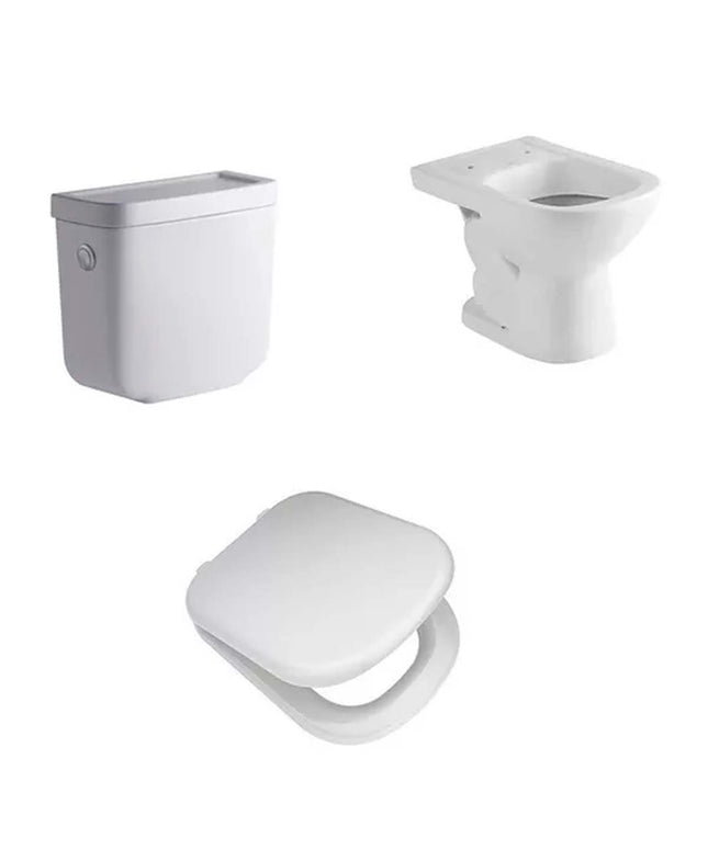 COMBO INODORO BARI FERRUM CORTO +DEPOSITO DKC6F+ASIENTO TKX