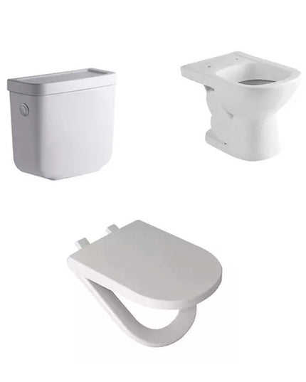 COMBO INODORO FERRUM CORTO IKCM+DEPOSITO DKC6F+TAPA  TKWPS