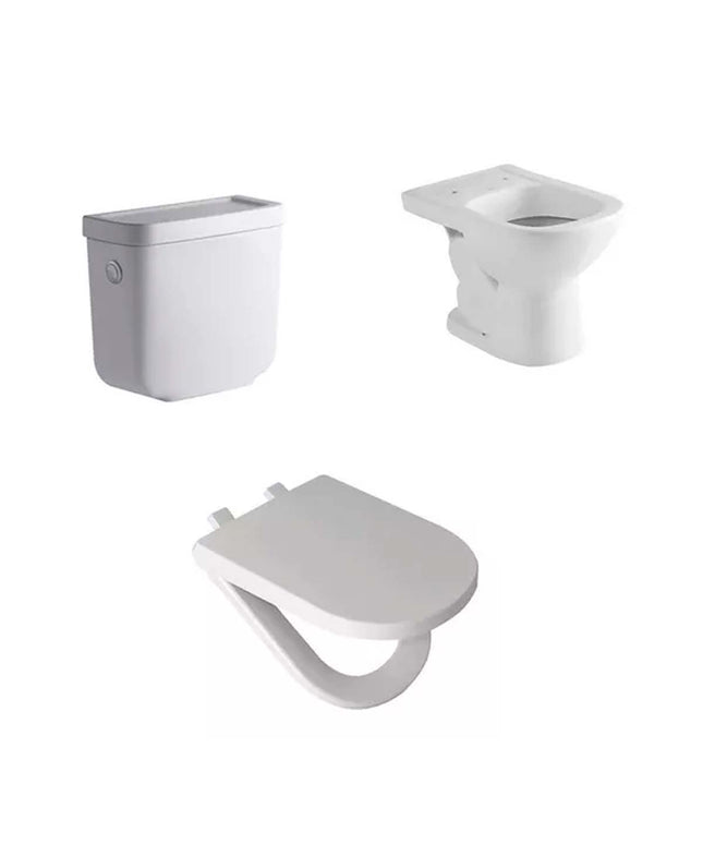 COMBO INODORO FERRUM CORTO IKCM+DEPOSITO DKC6F+TAPA  TKWPS