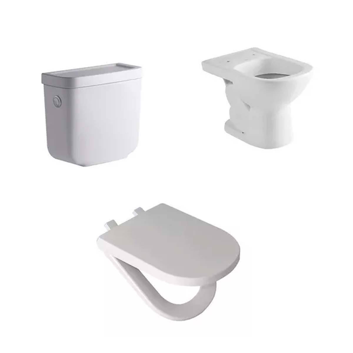 COMBO INODORO FERRUM CORTO IKCM+DEPOSITO DKC6F+TAPA  TKWPS