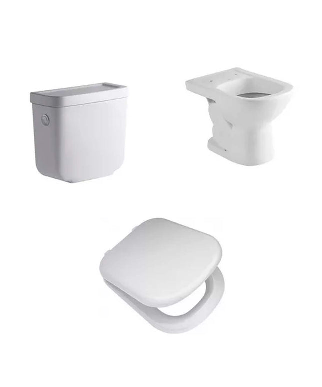 COMBO INODORO BARI FERRUM CORTO+ DEPOSITO DKC6F+ ASIENTO TK