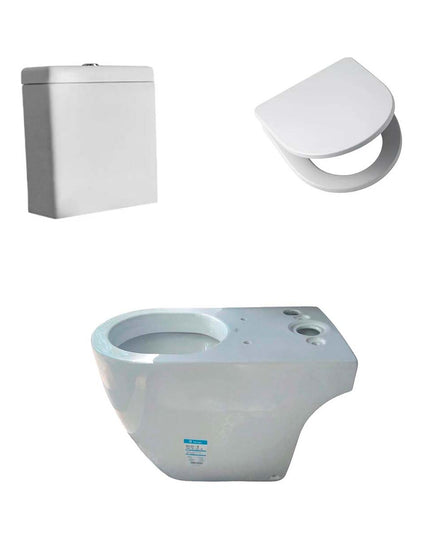 COMBO INODORO FERRUM FONTANA +DEPOSITO DOW4F-B + TAPA TTXUS