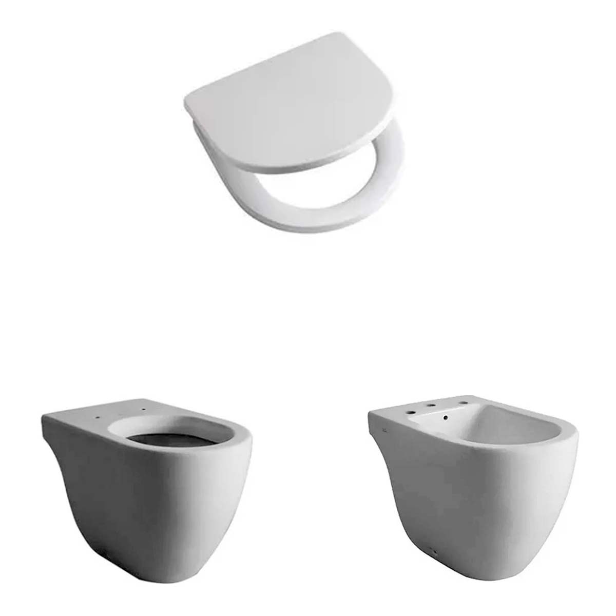 COMBO INODORO FERRUM FONTANA IOCQJ+BIDE 3 BOA3J+TAPA TTXUS