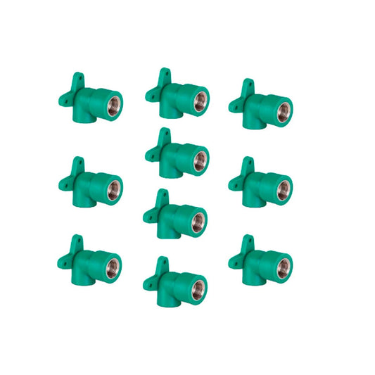 CODO 90 ACQUA SYSTEM DEMA C/BASE HEMBRA LARGA 20x1/2 X10 UNI