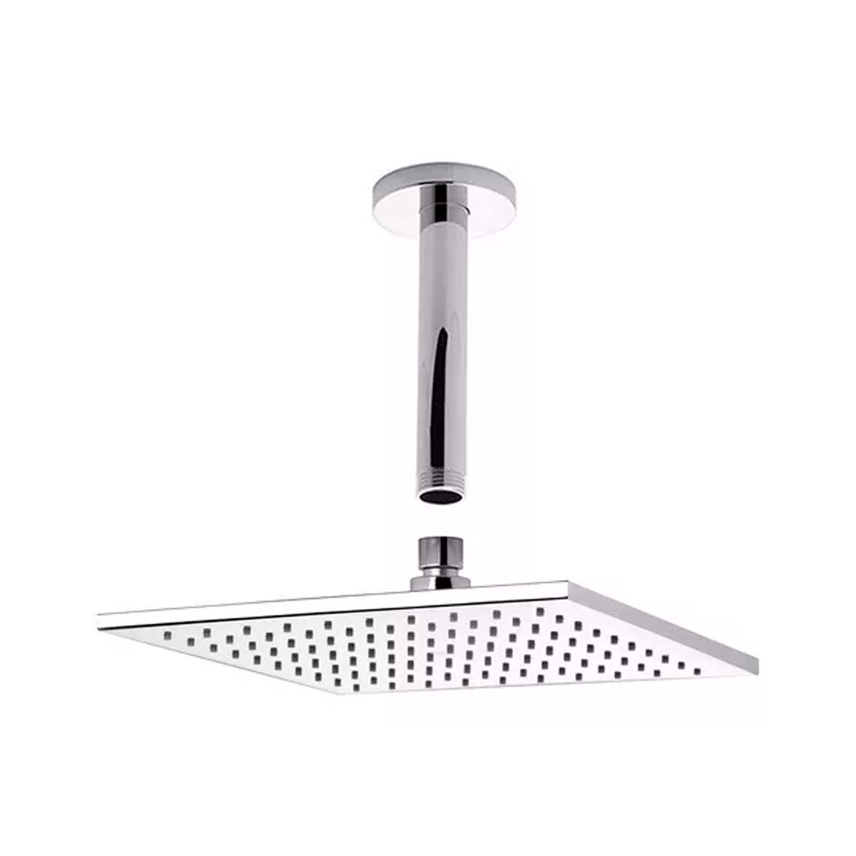 DUCHA ARTIC METALICA 250MM DE LADO Y BRAZO VERTICAL FV