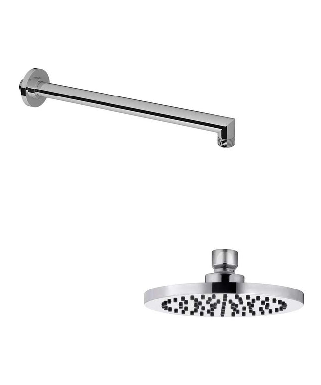 COMBO FV DUCHA PLASTICA DIAMETRO 150MM + BRAZO P/DUCHA GREDOS