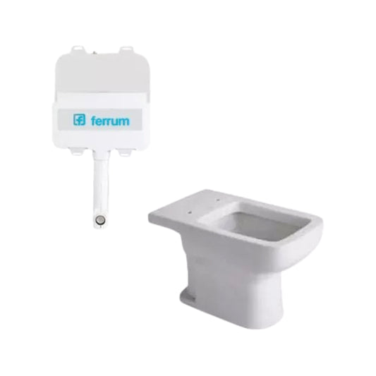 INODORO CORTO TRENTO IECMJ Y  DEPOSITO EMBUTIR FERRUM