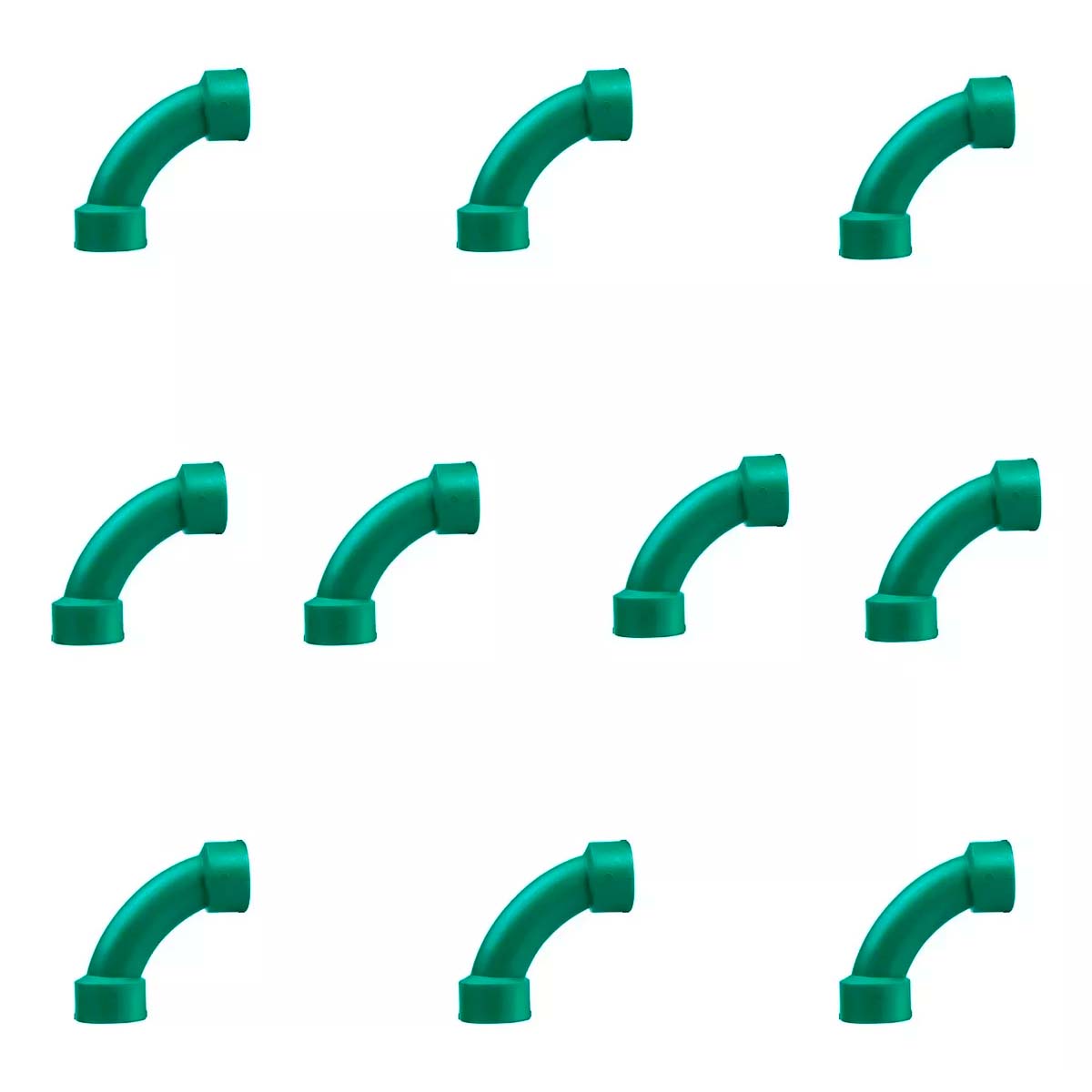 CURVA A 90º DE 20MM ACQUA SYSTEM DEMA 10 UNID