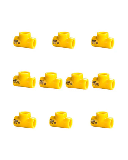 TEE NORMAL SIGAS DEMA DE 25MM 10 UNIDADES