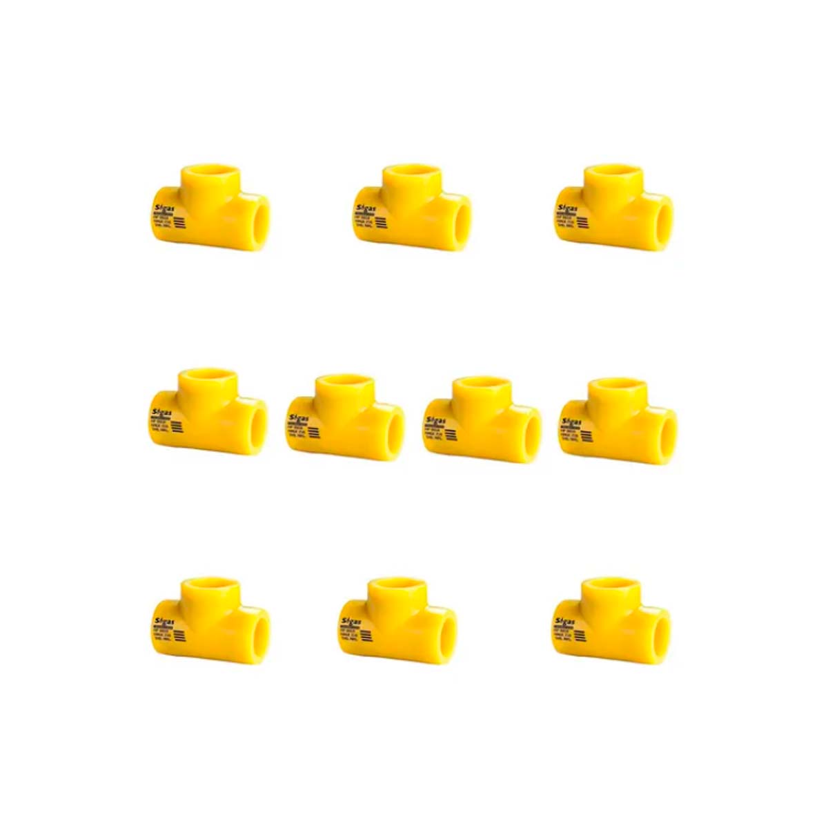 TEE NORMAL SIGAS DEMA DE 25MM 10 UNIDADES