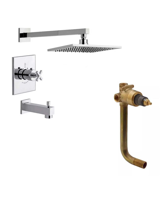 CONJUNTO DOMINIC TERMOSTATICO  FV 0216.FVBASE 0216R/85-CR