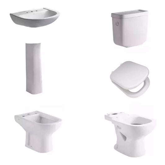 JUEGO COMPLETO DE BAÑO BARI FERRUM  3 AGUJEROS