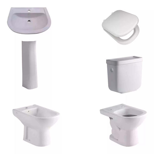 JUEGO COMPLETO DE BAÑO BARI FERRUM  1 AGUJERO