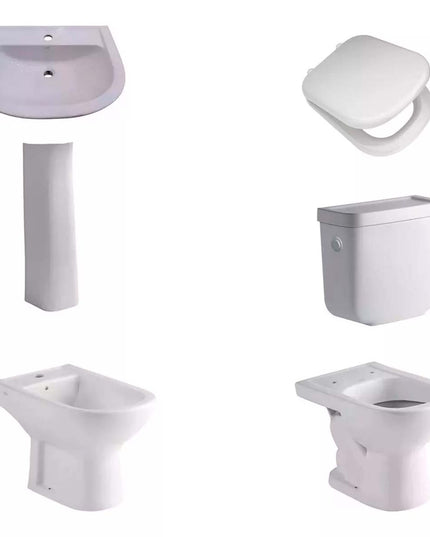 JUEGO COMPLETO DE BAÑO BARI FERRUM  1 AGUJERO