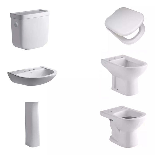 JUEGO DE BAÑO COMPLETO BARI FERRUM 3 AGUJEROS TKXM