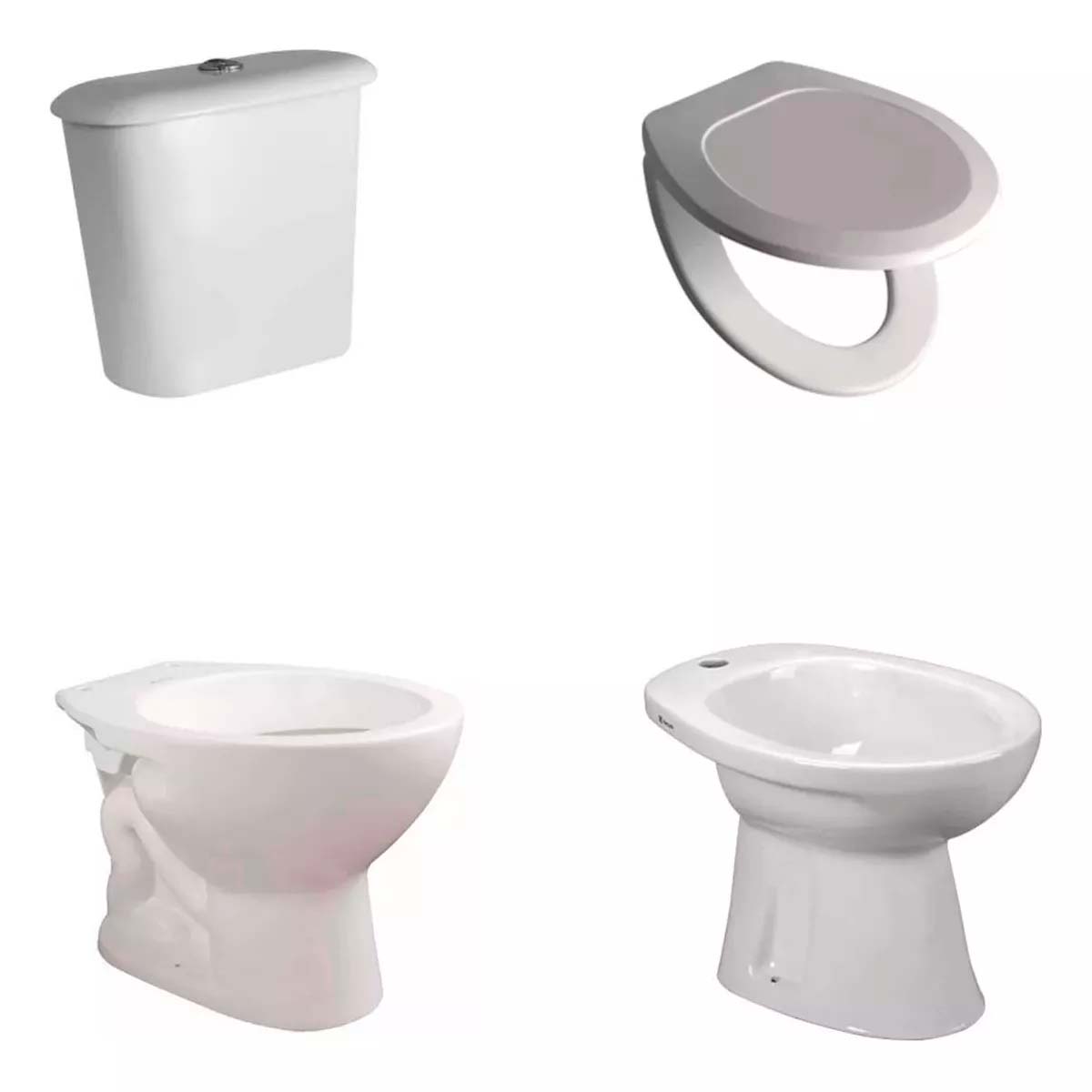 JUEGO DE BAÑO COMPLETO ANDINA FERRUM INODORO CORTO