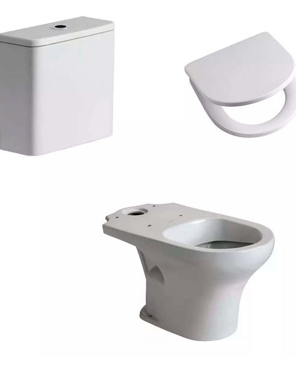 JUEGO DE BAÑO COMPLETO DEPÓSITO TOUCHLESS  VENETO FERRUM