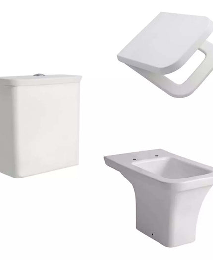 JUEGO DE BAÑO COMPLETO ASIENTO CIERRE SUAVE MILENA FERRRUM