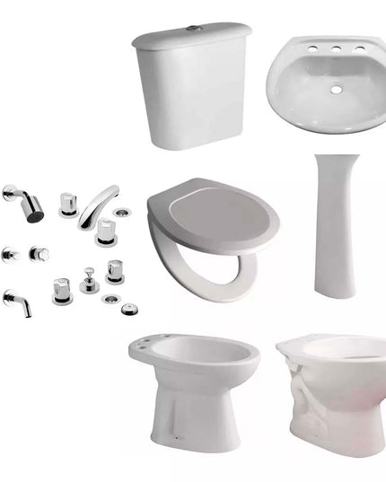 JUEGO DE BAÑO ASIENTO TSW1 ANDINA FERRUM GRIFERIAS PAMPA FV