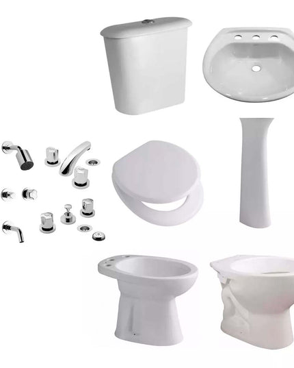 JUEGO DE BAÑO ASIENTO TFXC ANDINA FERRUM GRIFERIAS PAMPA FV