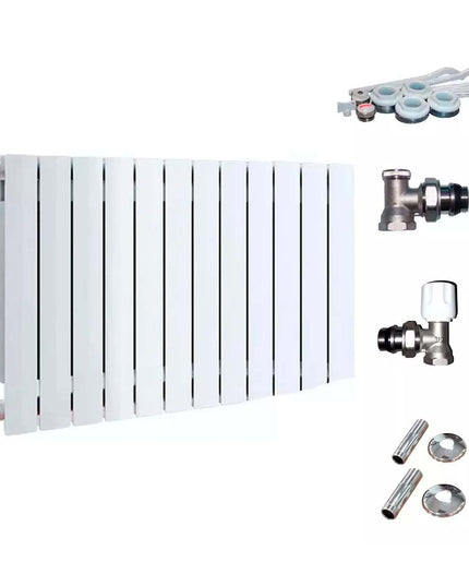 RADIADOR BROEN 350 BL 12 ELEMENTOS KIT DE INSTALACIÓN PEISA