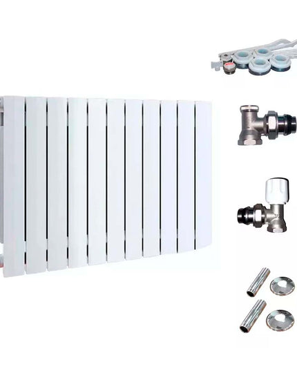 RADIADOR BROEN 600 BL 11 ELEMENTOS KIT DE INSTALACIÓN PEISA