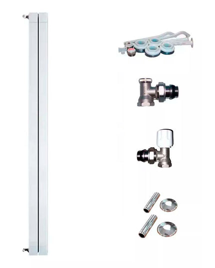 RADIADOR BROEN PLUS 2000 2 ELEMENTOS KIT  INSTALACIÓN PEISA