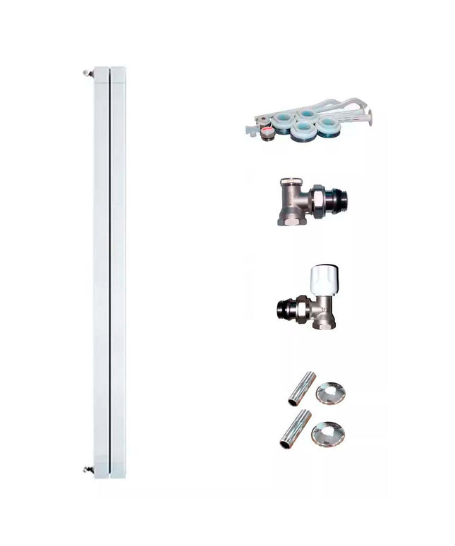 RADIADOR BROEN PLUS 2000 2 ELEMENTOS KIT  INSTALACIÓN PEISA