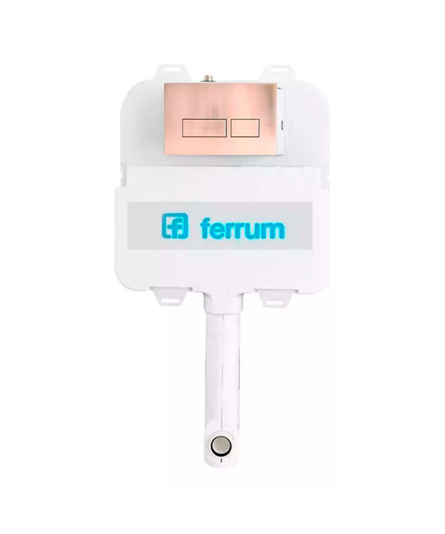DEPÓSITO EMBUTIR FERRUM D92TE + TAPA DOBLE TECLA VTA51-NQ