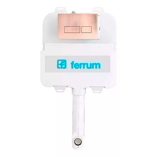 DEPÓSITO EMBUTIR FERRUM D92TE + TAPA DOBLE TECLA VTA51-NQ
