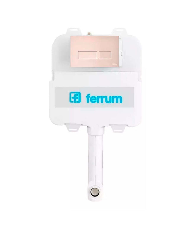 DEPÓSITO EMBUTIR FERRUM D92TE + TAPA DOBLE TECLA VTA51-PE