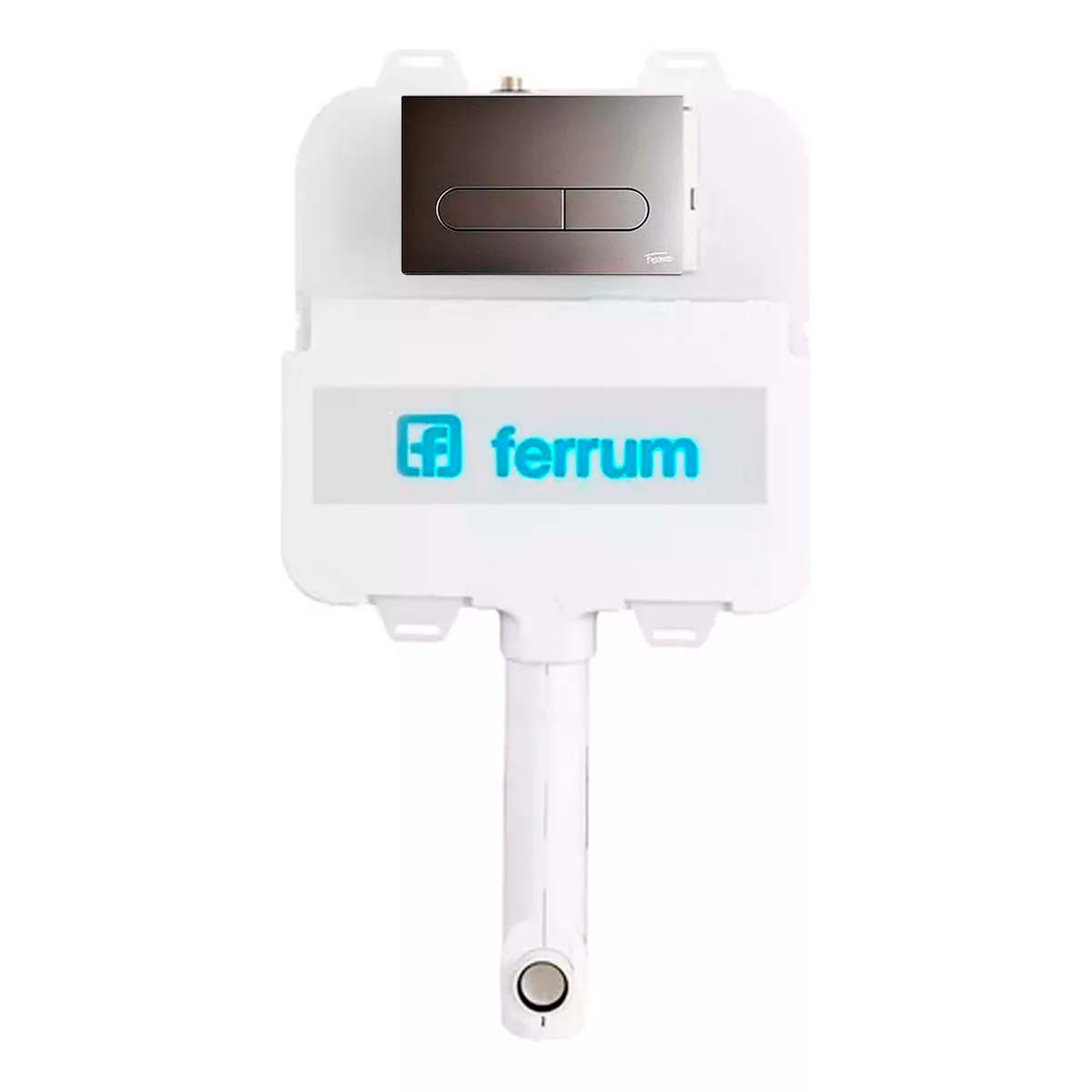 DEPÓSITO EMBUTIR FERRUM D92TE + TAPA DOBLE TECLA VTA56-GG