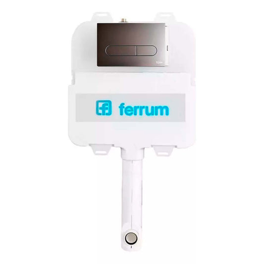 DEPÓSITO EMBUTIR FERRUM D92TE + TAPA DOBLE TECLA VTA56-GG