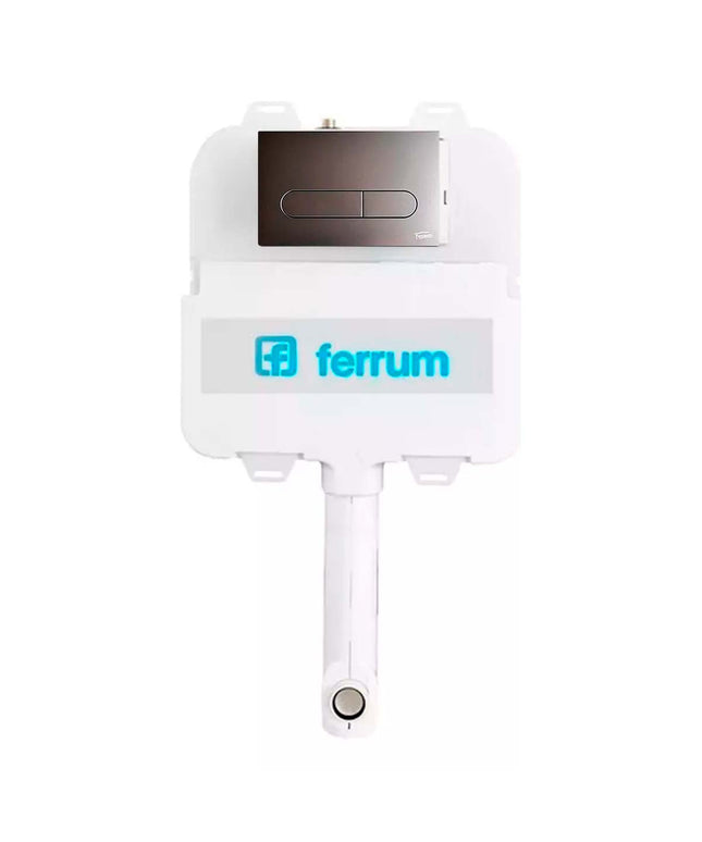 DEPÓSITO EMBUTIR FERRUM D92TE + TAPA DOBLE TECLA VTA56-GG