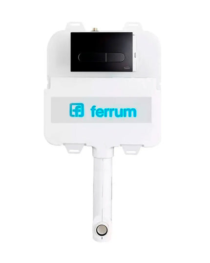 DEPÓSITO EMBUTIR FERRUM D92TE + TAPA DOBLE TECLA VTA56-NS