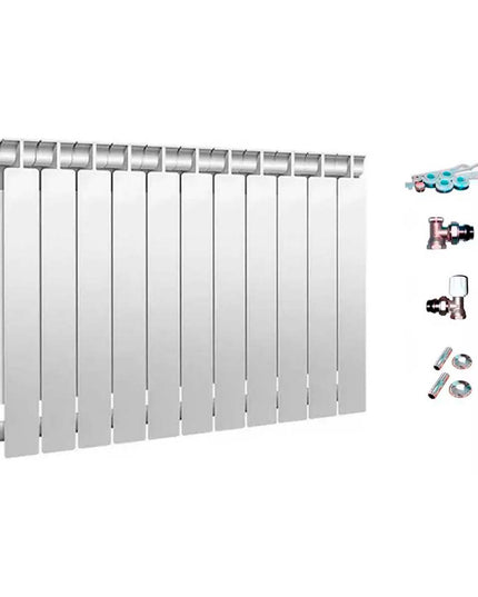 RADIADOR TROPICAL 600 11 ELEMENTOS KIT INSTALACIÓN PEISA