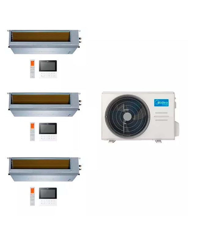 Midea Aire Multisplit Inverter Smart 27k+9+9+9 Ductado