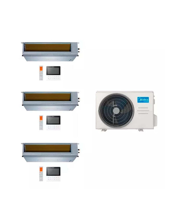 Midea Aire Multisplit Inverter Smart 27k+9+9+9 Ductado