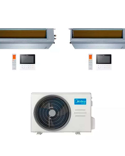 MIDEA AIRE MULTISPLIT INVERTER SMART 27K+12+12 DUCTADO
