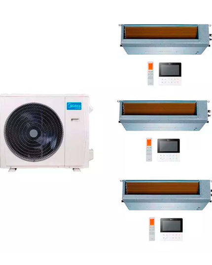 MIDEA AIRE MULTISPLIT INVERTER SMART 36K+9+9+12 DUCTADO