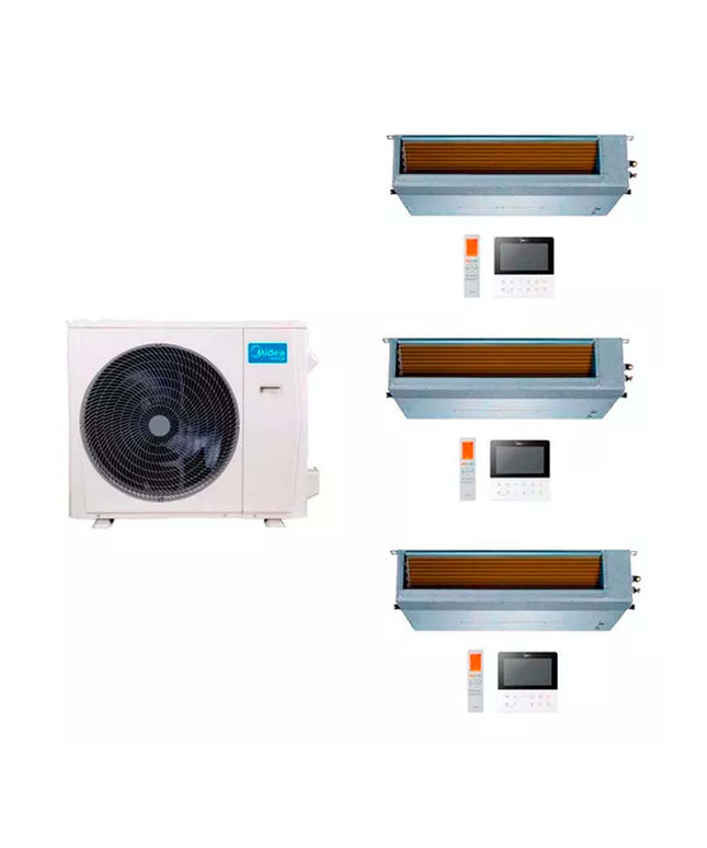 MIDEA AIRE MULTISPLIT INVERTER SMART 36K+9+9+12 DUCTADO