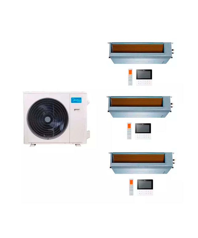 MIDEA AIRE MULTISPLIT INVERTER SMART 36K+9+9+18 DUCTADO
