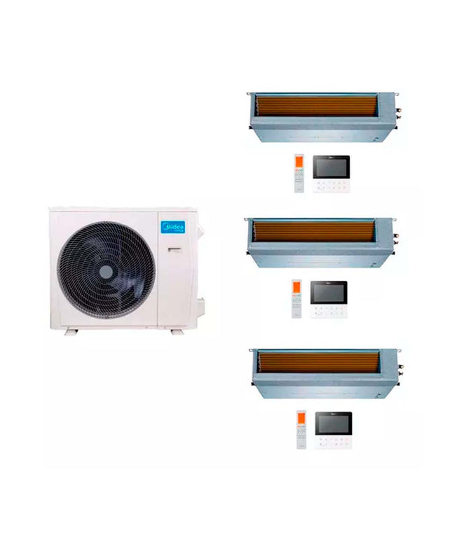 MIDEA AIRE MULTISPLIT INVERTER SMART 36K+9+9+24 DUCTADO