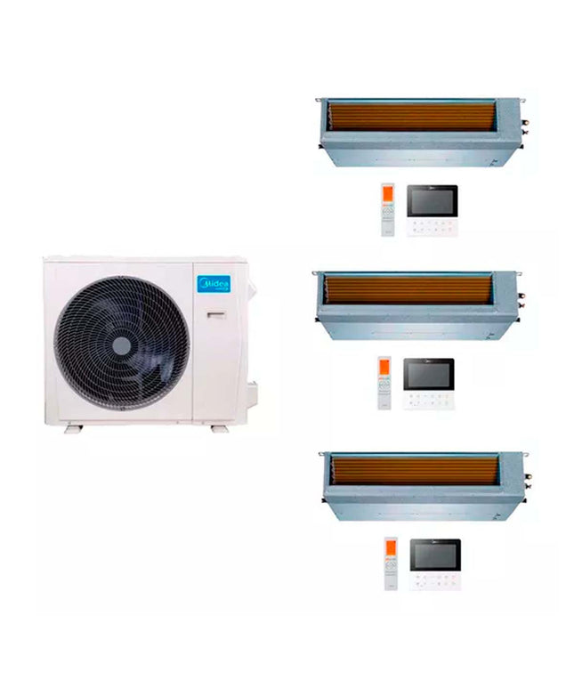 MIDEA AIRE MULTISPLIT INVERTER SMART 36K+9+12+12 DUCTADO