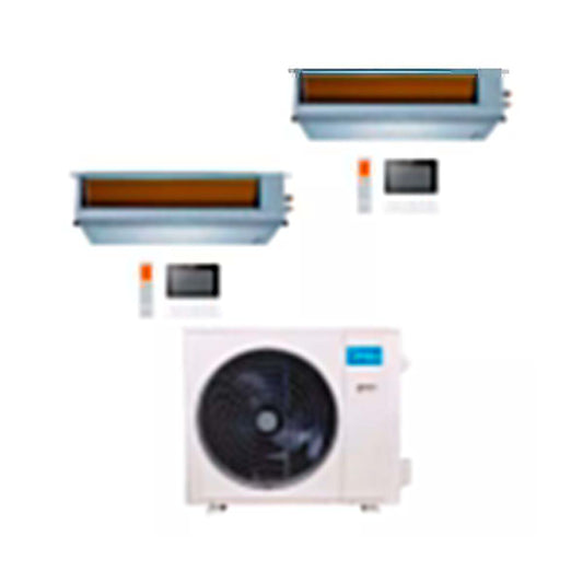 MIDEA AIRE MULTISPLIT INVERTER SMART 36K+12+12 DUCTADO
